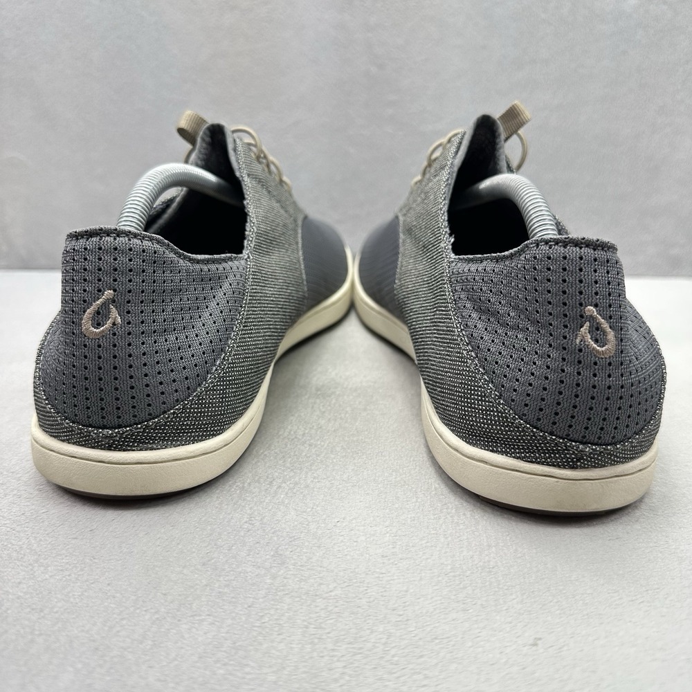 OluKai Nohea Moku Mens Size 12 Shoes Slip-On Gray Mesh Comfort Sneakers - Picture 4 of 8